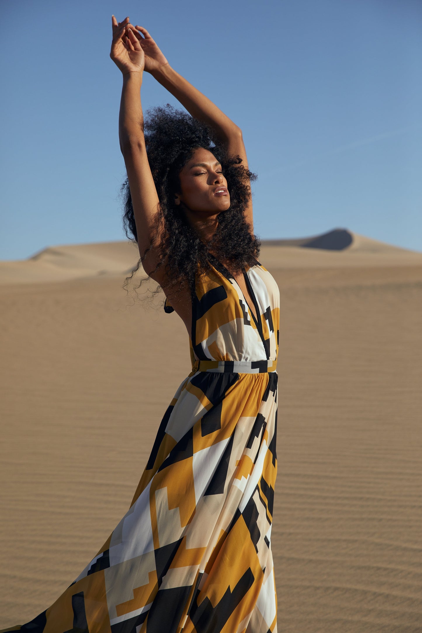 Labyrinth Balkanico Dress - Dijon