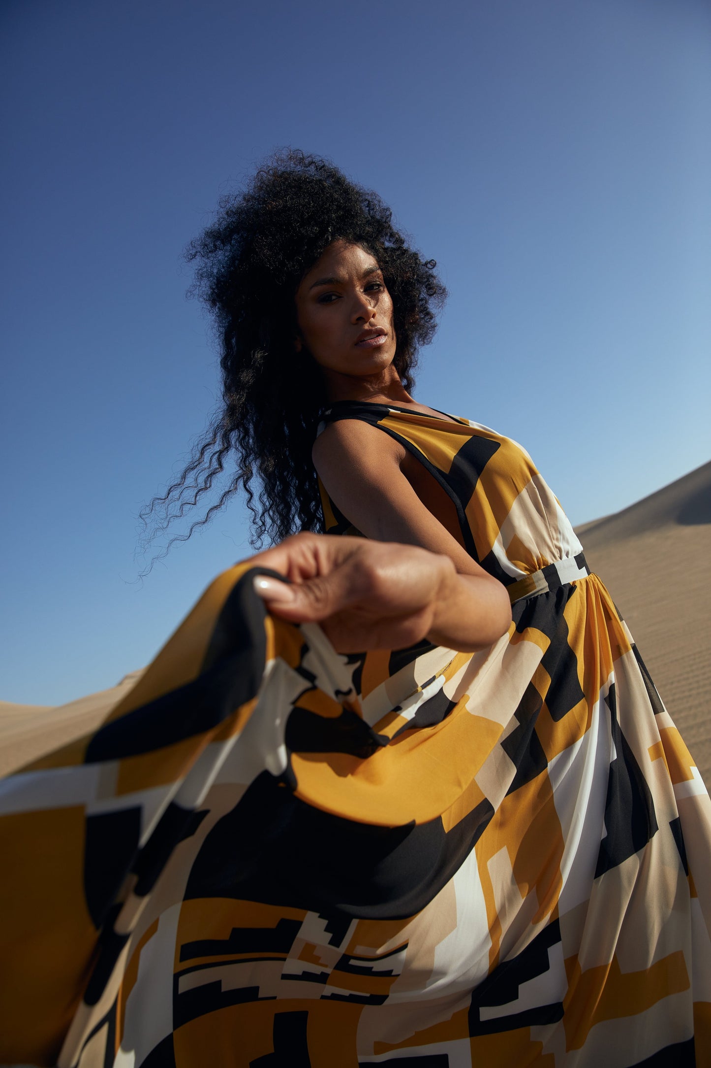 Labyrinth Balkanico Dress - Dijon
