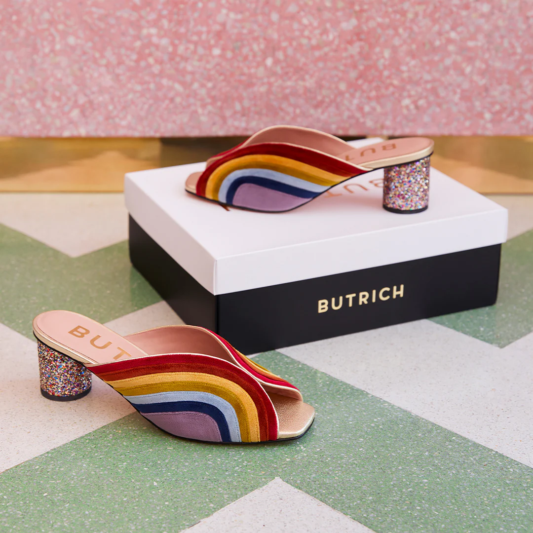 Sunshine Mule. Midi, Multicolor