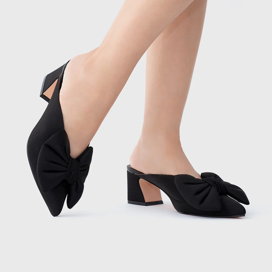 Felina Felicia Mule - Midi, Black