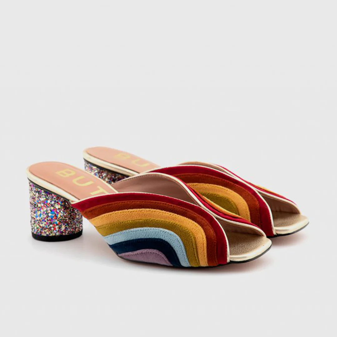 Sunshine Mule. Midi, Multicolor