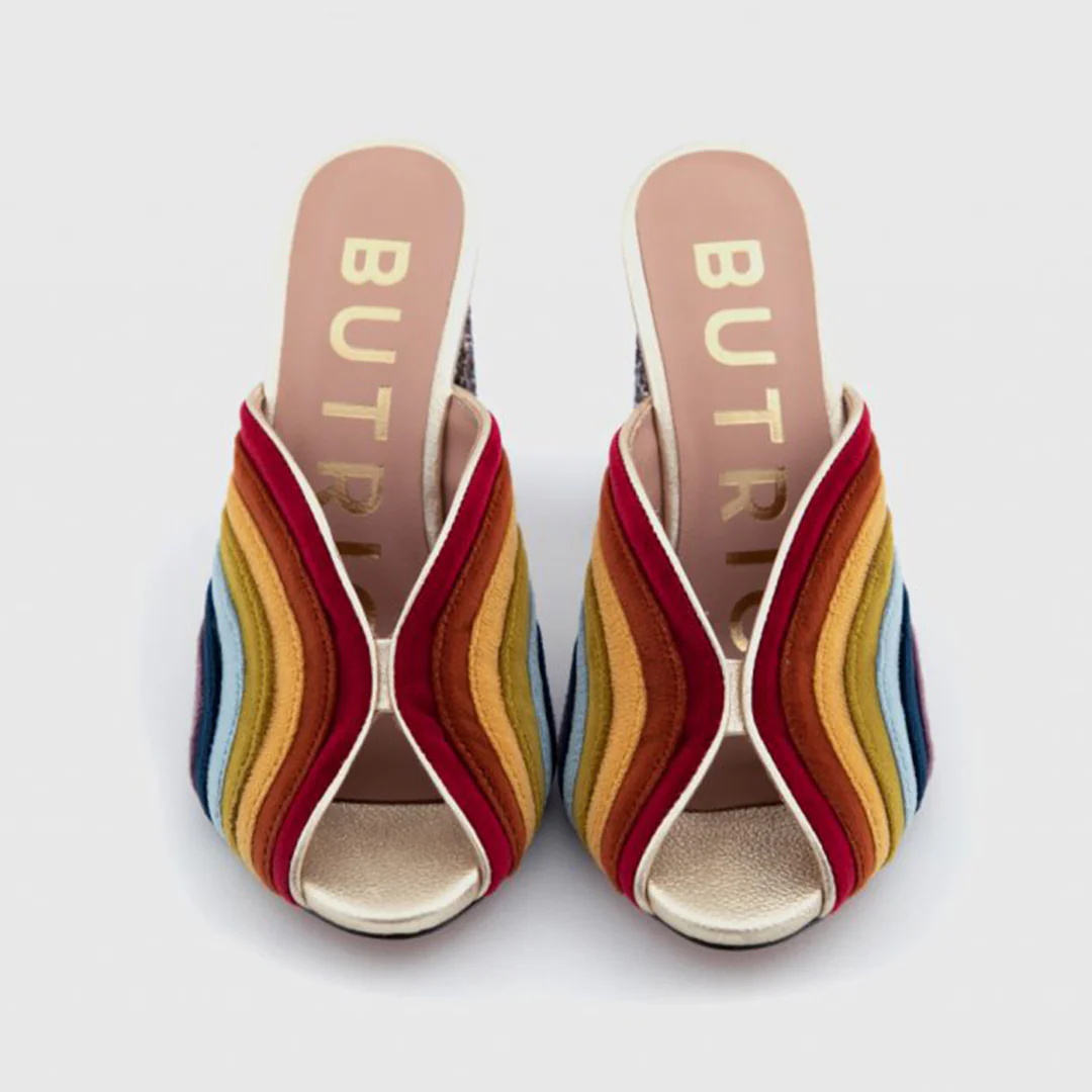 Sunshine Mule. Midi, Multicolor